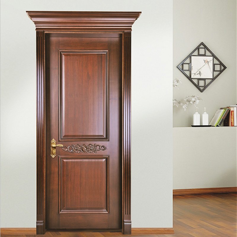 MDF luxury wood door ZDB-7002 composite door